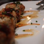 μπιφτεκάκια σφυρίδας με bbq sauce